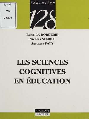 cover image of Les Sciences cognitives en éducation